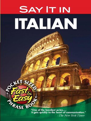 cover image of Say It in Italian